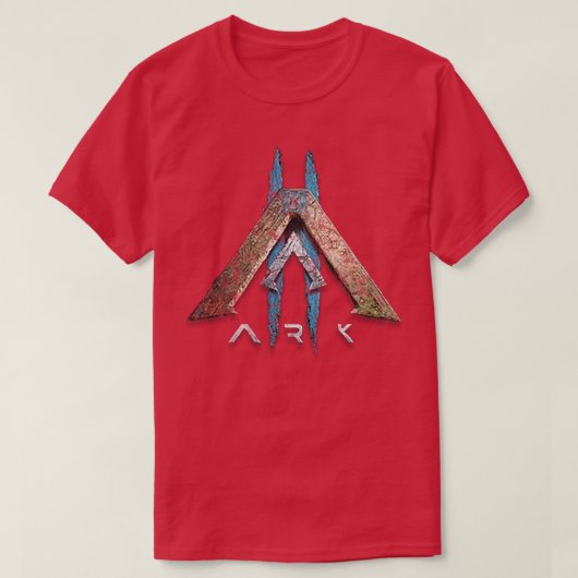 ARK 2ロ動揺してゴ Tシャツ (デザイン正面)