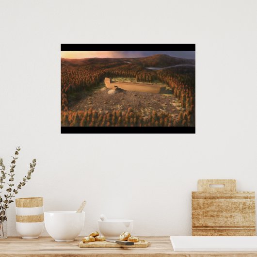 Ark Panorama - Noah's Ark Poster ポスター (キッチン)