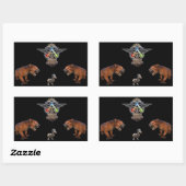 Ark Survival of the Fittestステッカー 長方形シール (シート)