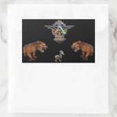 Ark Survival of the Fittestステッカー 長方形シール (バッグ)