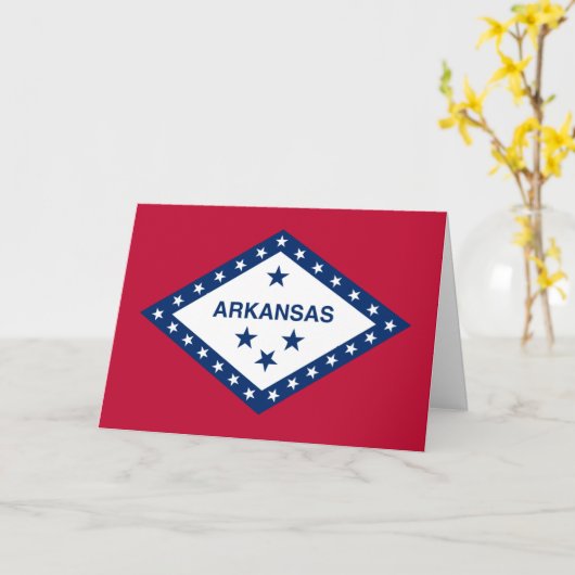 Arkansan Flag, Flag of Arkansas カード (黄色い花)