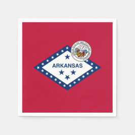 Arkansan Flag & Seal, Flag of Arkansas スタンダードカクテルナプキン