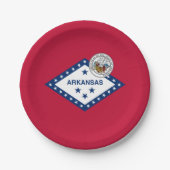 Arkansan Flag & Seal, Flag of Arkansas ペーパープレート (正面)