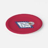 Arkansan Flag & Seal, Flag of Arkansas ペーパープレート (アングル)
