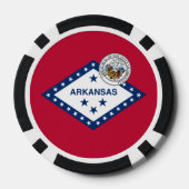 Arkansan Flag & Seal, Flag of Arkansas ポーカーチップ (裏面)