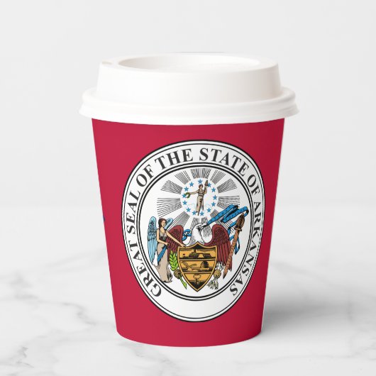 Arkansan Flag & Seal, Flag of Arkansas 紙コップ (裏面)