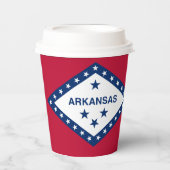 Arkansan Flag & Seal, Flag of Arkansas 紙コップ (正面)