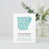 ARKANSAS新しいアドレスを移動したNew Home ポストカード (スタンド正面)