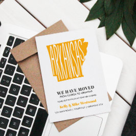 ARKANSAS新しいアドレスを移動したNew Home ポストカード