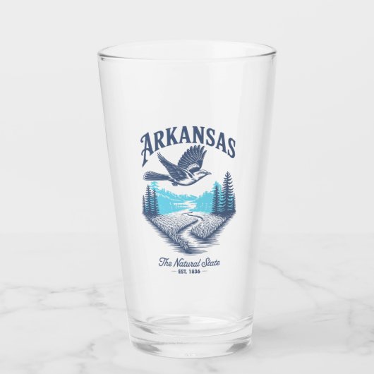 Arkansas – Explore the Wild Side タンブラーグラス (正面)