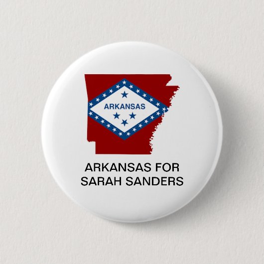 ARKANSAS for SARAH SANDERS GOVERNORボタン 缶バッジ (正面)