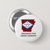ARKANSAS for SARAH SANDERS GOVERNORボタン 缶バッジ (正面&裏面)