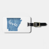 Arkansas Home Wood Grain ラゲッジタグ (正面横)