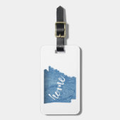 Arkansas Home Wood Grain ラゲッジタグ (正面縦)