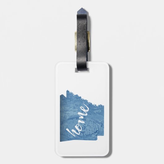 Arkansas Home Wood Grain ラゲッジタグ (裏面縦)