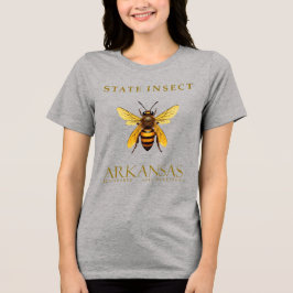 Arkansas Honey Bee Design トライブレンドＴシャツ