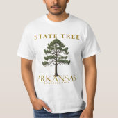 Arkansas Loblolly Pine Tree Design Tシャツ (正面)