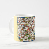 Arkansas Map Mug コーヒーマグカップ (正面左)