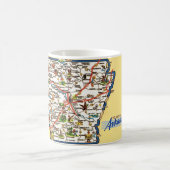 Arkansas Map Mug コーヒーマグカップ (中央)