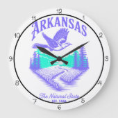 Arkansas Natural State Timepiece ラージ壁時計 (正面)