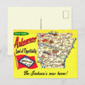 Arkansas - New Home Postcard  ポストカード (正面/裏面)