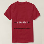 Arkansas Razorbacks 2025 T-Shirt Tシャツ (デザイン正面)