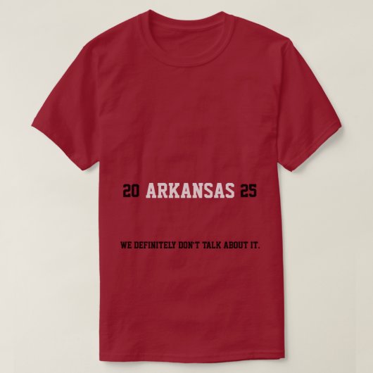 Arkansas Razorbacks 2025 T-Shirt Tシャツ (デザイン正面)