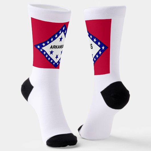 Arkansas State flag ソックス (傾斜あり)