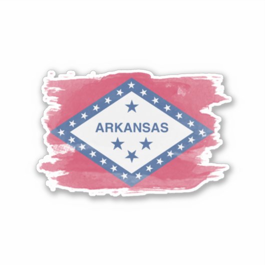 Arkansas state flag brush stroke, Arkansas シール (正面)