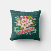 Arkansas State Flowers Emblem クッション (正面)