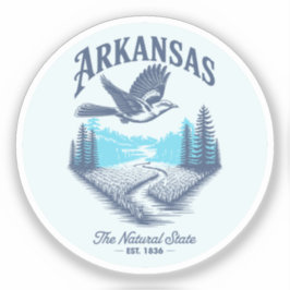 Arkansas The Natural State シール