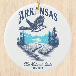 Arkansas The Natural State セラミックオーナメント