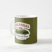 Arkansas - The Natural State Mug コーヒーマグカップ (正面左)