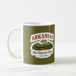 Arkansas - The Natural State Mug コーヒーマグカップ