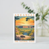 Arkansas the Natural State USA Travel Place ポストカード (スタンド正面)