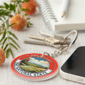 Arkansas Travel Art Badge キーホルダー (正面右)