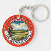 Arkansas Travel Art Badge キーホルダー (裏面)