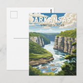 Arkansas Travel Art Vintage ポストカード (正面/裏面)