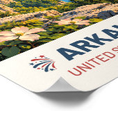 Arkansas USA – Vintage Travel Poster ポスター (角)