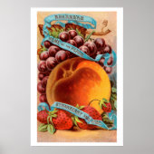 Arkansas Vintage Victorian Era Fruit Ad ポスター (正面)