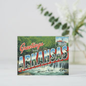 Arkansas Waterfall Forest ポストカード (スタンド正面)