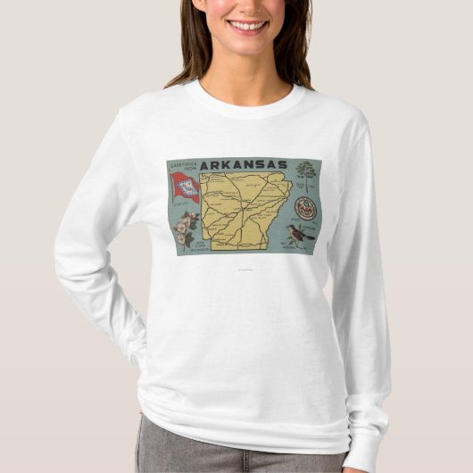 ArkansasLargeの手紙ScenesArkansas 2 Tシャツ (正面)