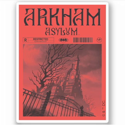 Arkham Arkham Arkham Arkham Arkham Arkham Arkham A シール (正面)