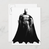 Arkham City | Batman Black and White Wide Pose ポストカード (正面/裏面)