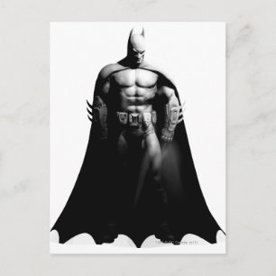 Arkham City   Batman Black and White Wide Pose ポストカード