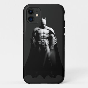 Arkham City   Batman Black and White Wide Pose iPhone 11 ケース