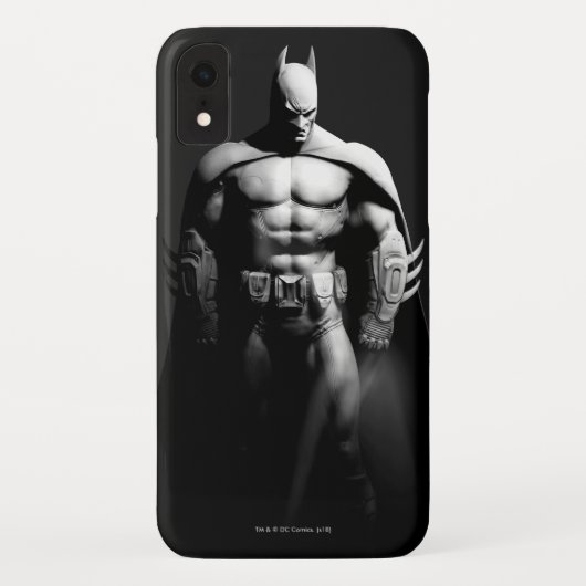 Arkham City | Batman Black and White Wide Pose Case-Mate iPhoneケース (裏面)