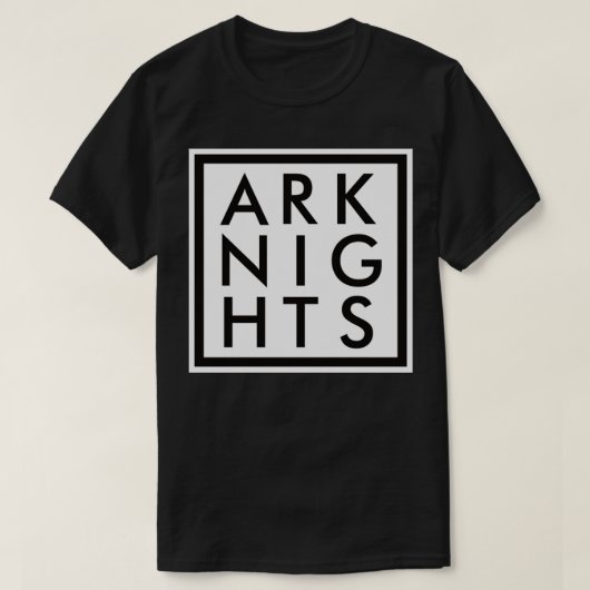 ArknightsスクエアロゴTシャツ Tシャツ (デザイン正面)