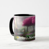 Arlan's Morning Teaカスタマイズ可パーソナライズされた能 マグカップ (正面左)