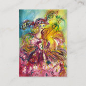 ARLECCHINA VIOLINIST,バイオリン,音楽,劇作家, 名刺 (裏面)